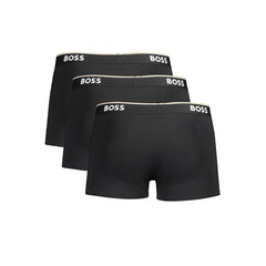 Hugo Boss Black Cotton Men Boxer Underwear Pack - - Hugo Boss.