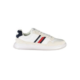 Tommy Hilfiger White Leather Men Sneaker -   -  Tommy Hilfiger.