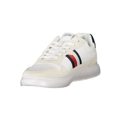 Tommy Hilfiger White Leather Men Sneaker -   -  Tommy Hilfiger.