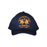 La Martina Blue Cotton Men Cap -   -  La Martina.