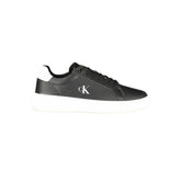 Calvin Klein Black Leather Men Sneaker -   -  Calvin Klein.