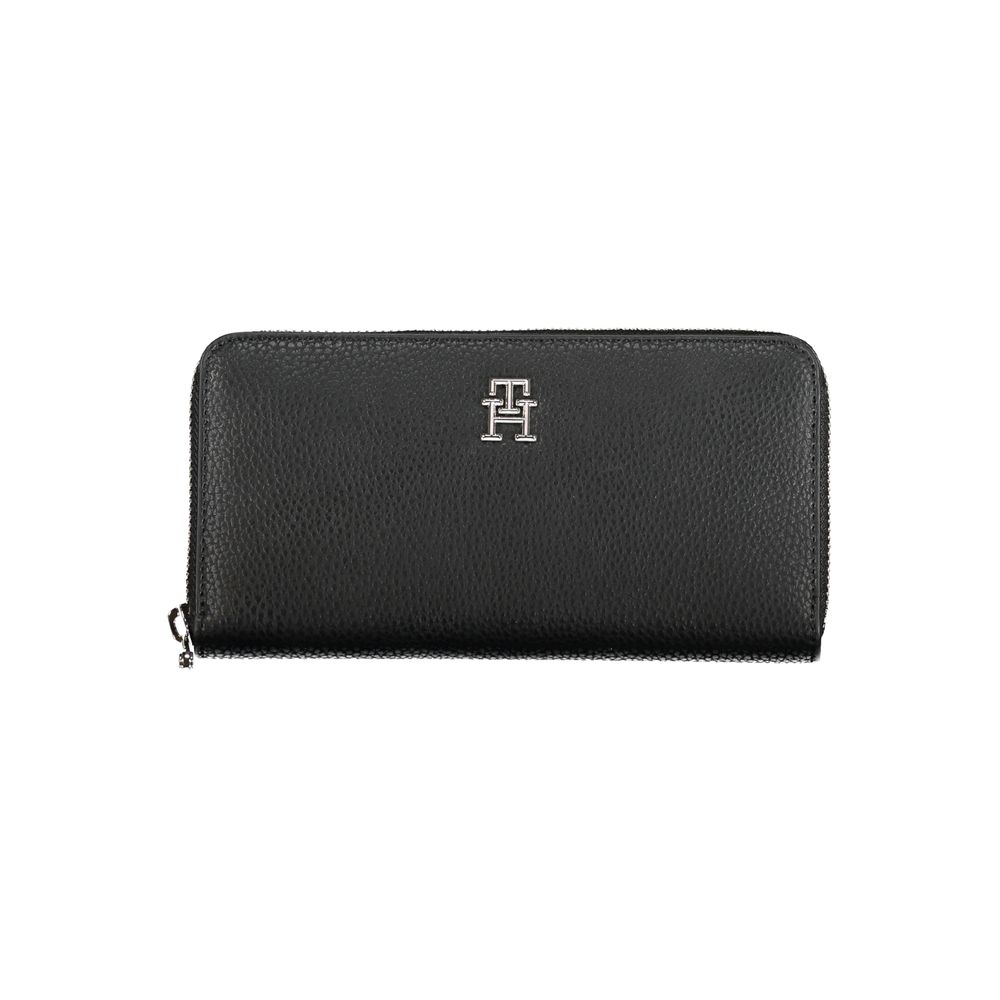 Tommy Hilfiger Sleek Black Multipurpose Wallet -   -  Tommy Hilfiger.