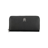 Tommy Hilfiger Sleek Black Multipurpose Wallet -   -  Tommy Hilfiger.