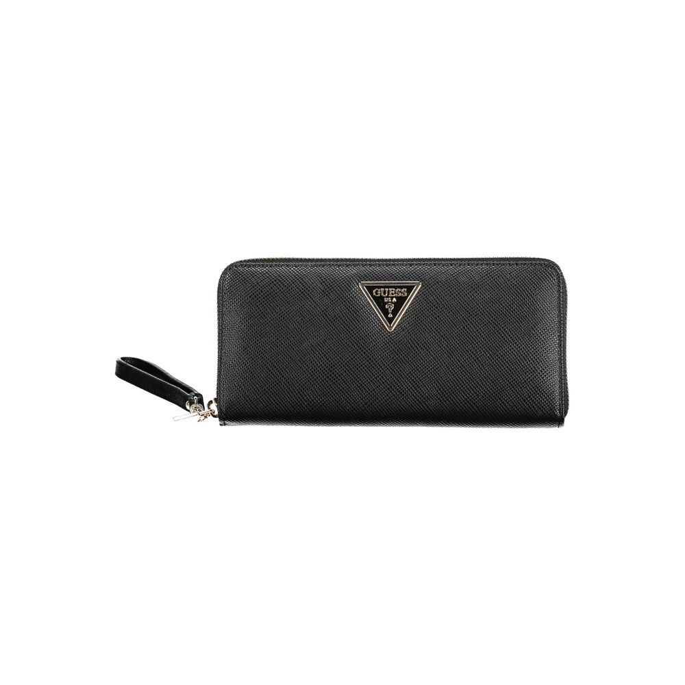 Guess Jeans Black Polyethylene Women Wallet - - Guess Jeans.