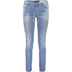 Just Cavalli Light Blue Cotton Women Jeans -   -  Just Cavalli.