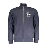 La Martina Blue Cotton Men Sweater -   -  La Martina.