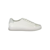 Calvin Klein Elegant White Sneakers with Contrast Detailing -   -  Calvin Klein.