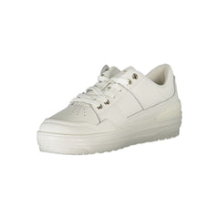Tommy Hilfiger White Leather Women Sneaker -   -  Tommy Hilfiger.