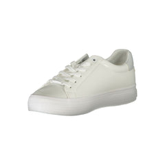 Calvin Klein Elegant White Sneakers with Contrast Detailing -   -  Calvin Klein.