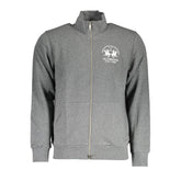 La Martina Gray Cotton Men Sweater -   -  La Martina.