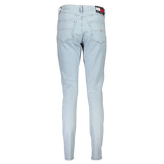 Tommy Hilfiger Light Blue Cotton Women Jean - - Tommy Hilfiger.