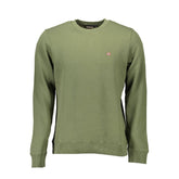 Napapijri Green Cotton Men Sweater -   -  Napapijri.