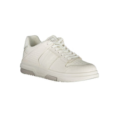 Tommy Hilfiger White Leather Men Sneaker -   -  Tommy Hilfiger.