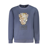 Cavalli Class Blue Cotton Women Sweater -   -  Cavalli Class.