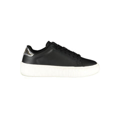 Tommy Hilfiger Black Leather Women Sneaker -   -  Tommy Hilfiger.