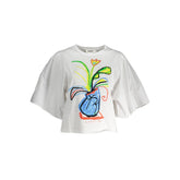 Desigual White Cotton Women T-Shirt -   -  Desigual.
