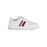 Tommy Hilfiger White Leather Men Sneaker -   -  Tommy Hilfiger.