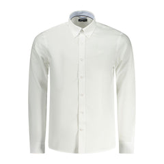 North Sails White Cotton Men Shirt - - North Sails.