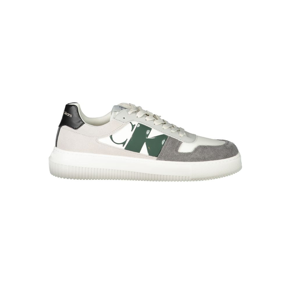 Calvin Klein White Polyethylene Men Sneaker - - Calvin Klein.