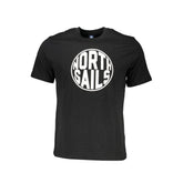 North Sails Black Cotton T-Shirt -   -  North Sails.