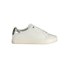 Calvin Klein White Leather Women Sneaker -   -  Calvin Klein.