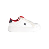 Tommy Hilfiger White Polyester Sneaker -   -  Tommy Hilfiger.
