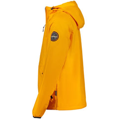 Napapijri Orange Recycled Polyester Men Jacket -   -  Napapijri.