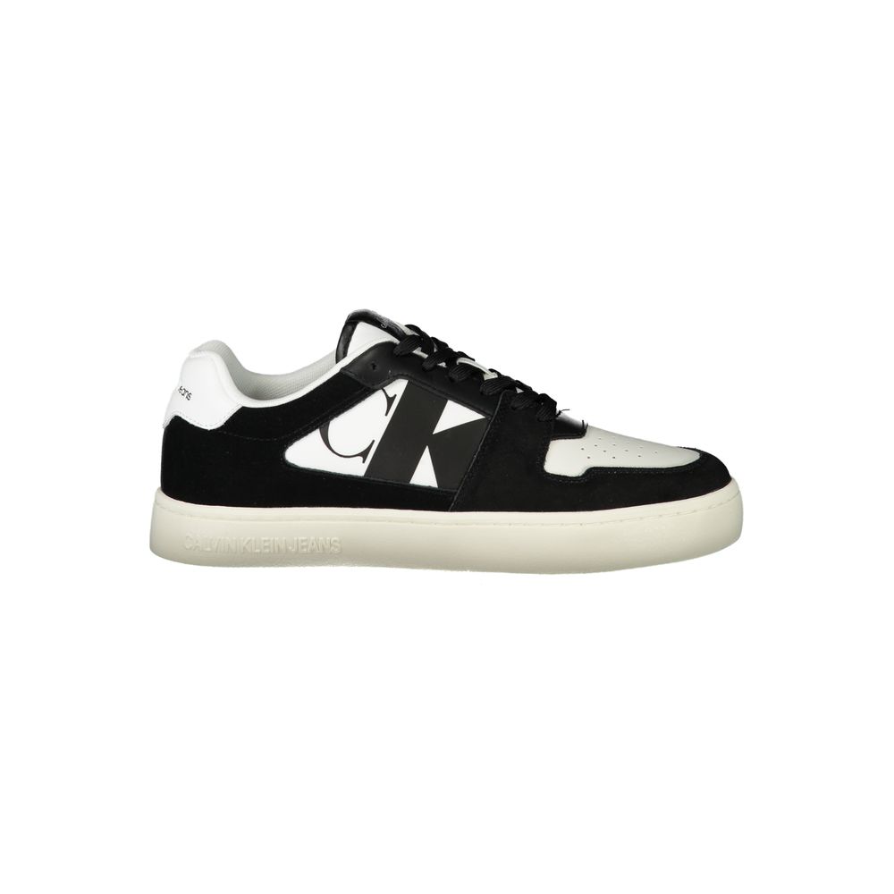 Calvin Klein White Leather Men Sneaker -   -  Calvin Klein.
