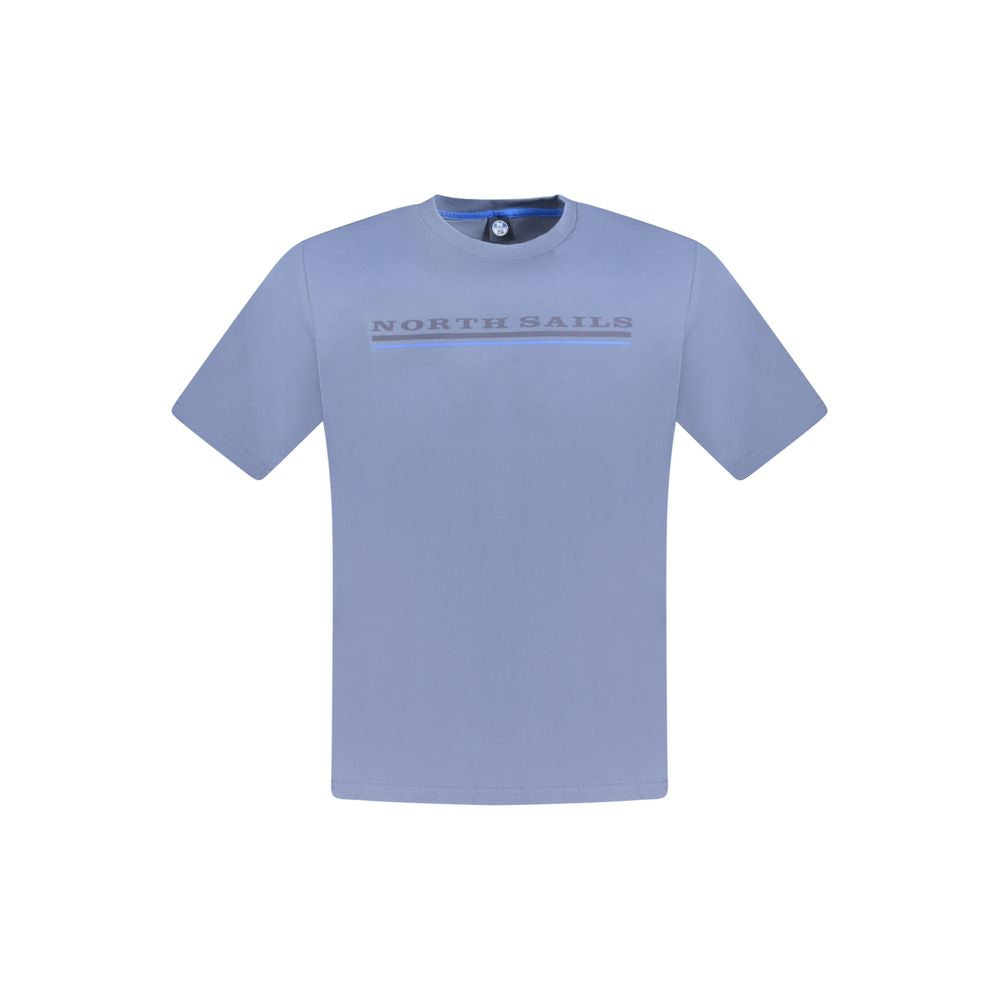 North Sails Blue Cotton Men T-Shirt -   -  North Sails.