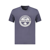 Napapijri Blue Cotton Men T-Shirt -   -  Napapijri.