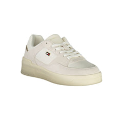 Tommy Hilfiger White Leather Women Sneaker -   -  Tommy Hilfiger.