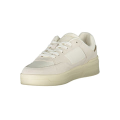 Tommy Hilfiger White Leather Women Sneaker -   -  Tommy Hilfiger.