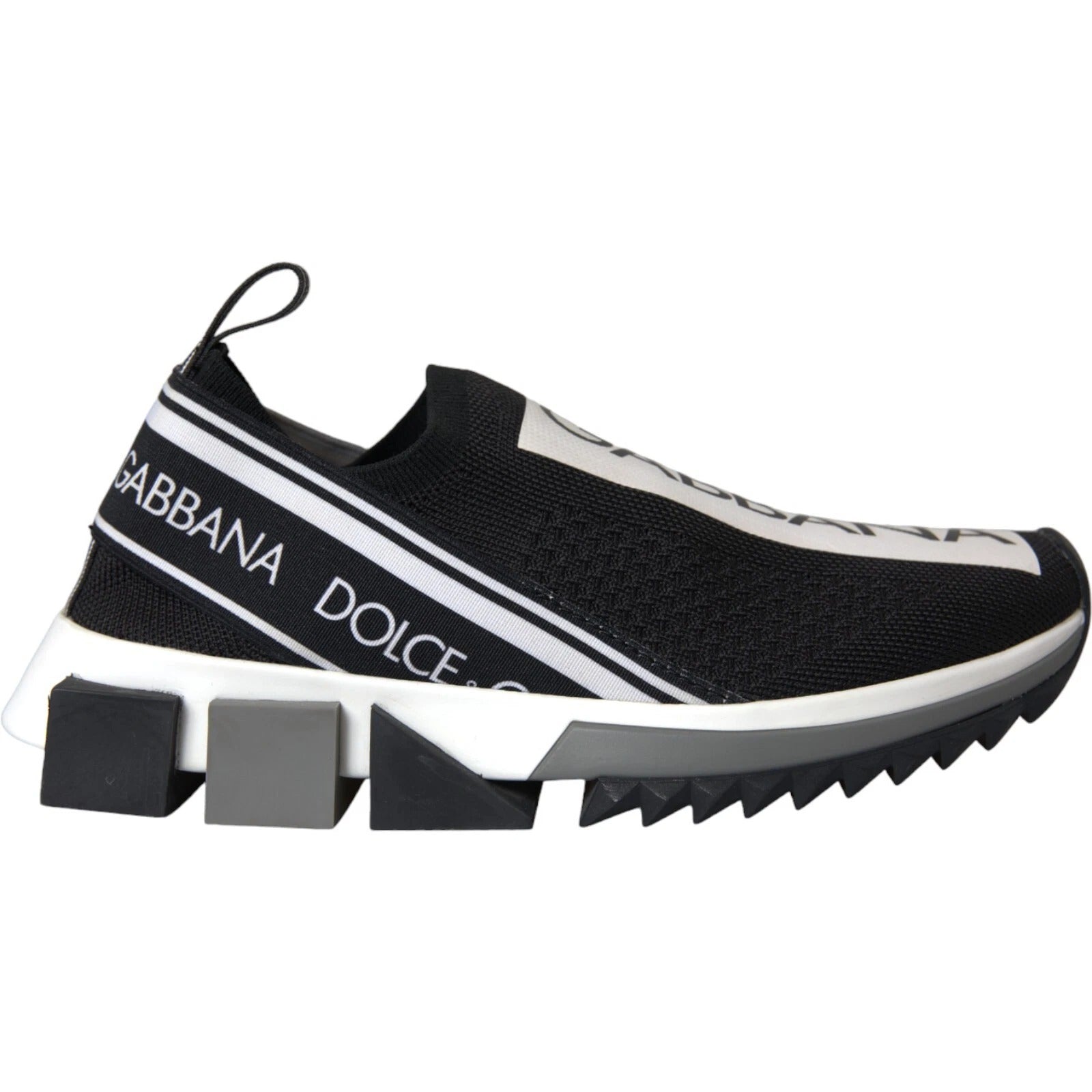 Dolce & Gabbana Black White Slip On Sorrento Sneakers Shoes -   -  Dolce & Gabbana. Dolce & Gabbana Black White Slip On Sorrento Sneakers Shoes -   -  Dolce & Gabbana.