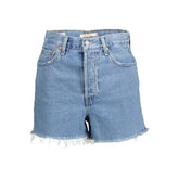 Levi's Light Blue Cotton Women Short -   -  Levi's.