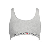 Tommy Hilfiger Gray Cotton Women Sports Bra -   -  Tommy Hilfiger.