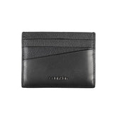 Calvin Klein Elegant Leather Card Holder in Timeless Black -  Leather Card Holder for Men -  Calvin Klein.