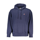 Tommy Hilfiger Chic Blue Hooded Sweatshirt with Logo Detail -   -  Tommy Hilfiger.