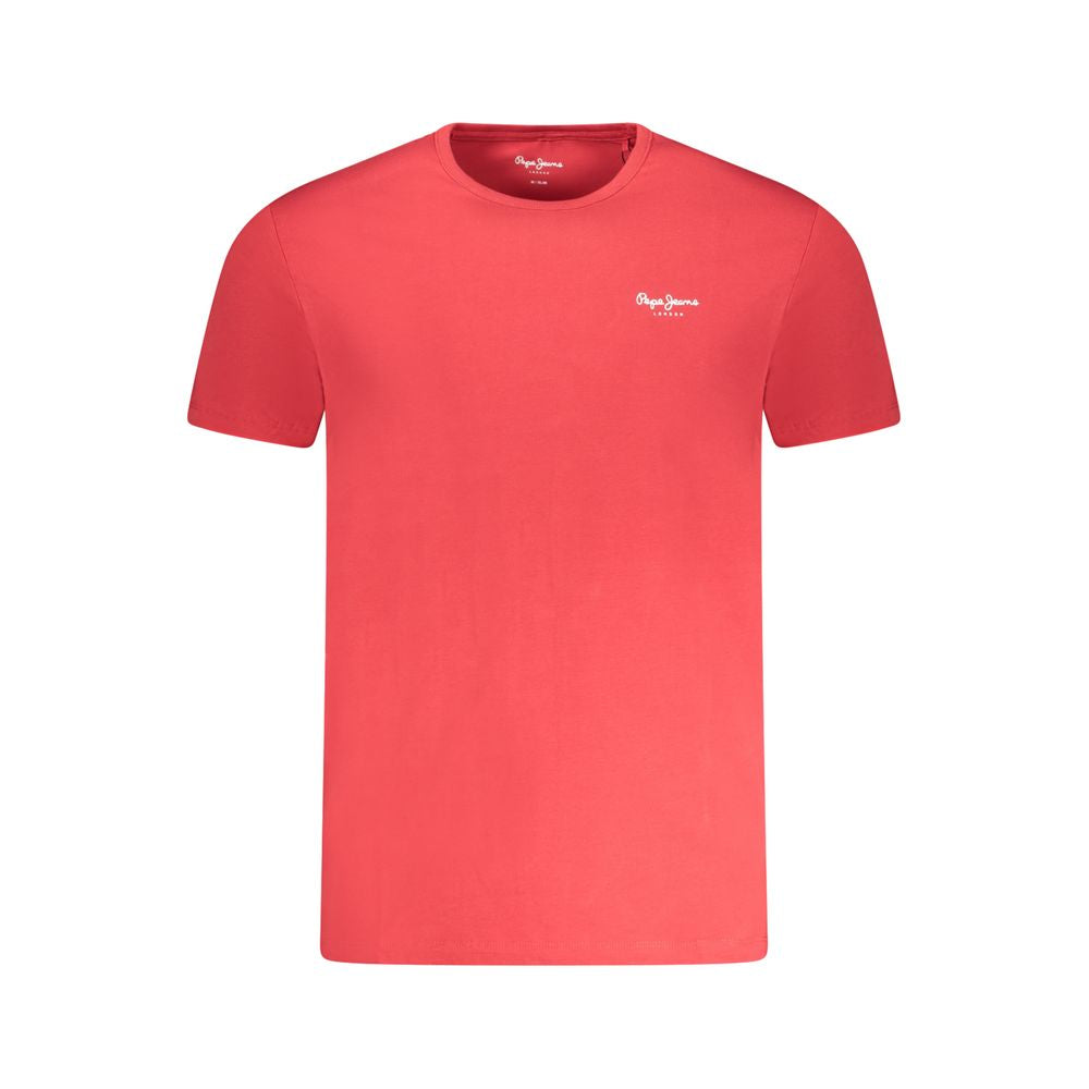 Pepe Jeans Red Cotton Men T-Shirt -   -  Pepe Jeans.