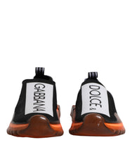 Dolce & Gabbana Black White Slip On Sorrento Sneakers Shoes -   -  Dolce & Gabbana.
