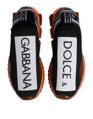 Dolce & Gabbana Black White Slip On Sorrento Sneakers Shoes -   -  Dolce & Gabbana.
