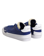 Nike White Blue Lace Up Low Top Drop-Type PRM Sneakers Shoes -   -  Nike.