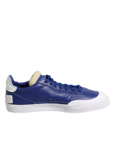 Nike White Blue Lace Up Low Top Drop-Type PRM Sneakers Shoes -   -  Nike.