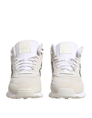 New Balance Off White Suede Sneakers Shoes -   -  New Balance.