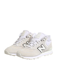 New Balance Off White Suede Sneakers Shoes -   -  New Balance.