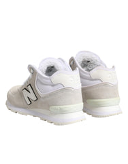 New Balance Off White Suede Sneakers Shoes -   -  New Balance.
