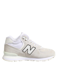 New Balance Off White Suede Sneakers Shoes -   -  New Balance.