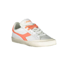 Diadora White Leather Women Sneaker -   -  Diadora.