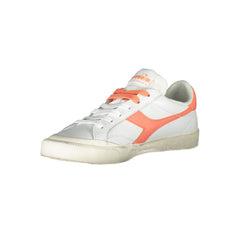 Diadora White Leather Women Sneaker -   -  Diadora.