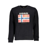 Napapijri Black Cotton Men Sweater -   -  Napapijri.