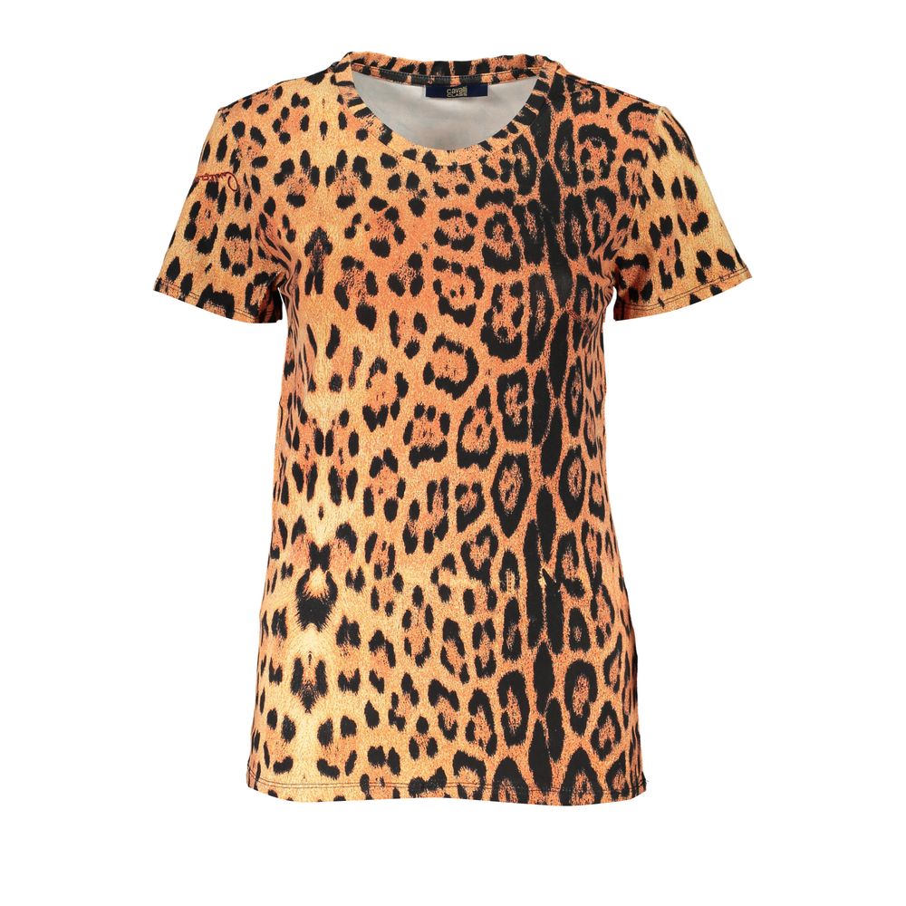 Cavalli Class Orange Cotton Tops & T-Shirt -   -  Cavalli Class.